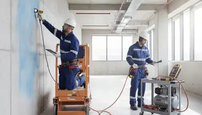 Phoenix plumber inspecting leak detection equipment for homes in Phoenix, AZ
