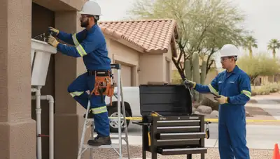 Plumbing repair service team in Phoenix, AZ providing residential and commercial plumbing solutions