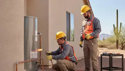 Phoenix, AZ plumbing repair team providing expert residential and commercial leak and drain services