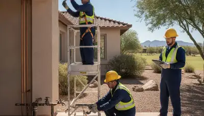 Phoenix, AZ plumbing repair service van for local emergency pipe and leak repairs