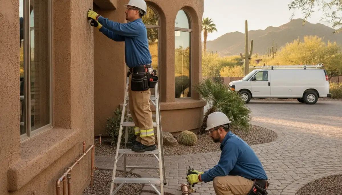 Phoenix AZ plumber providing professional plumbing repair services for homes and businesses
