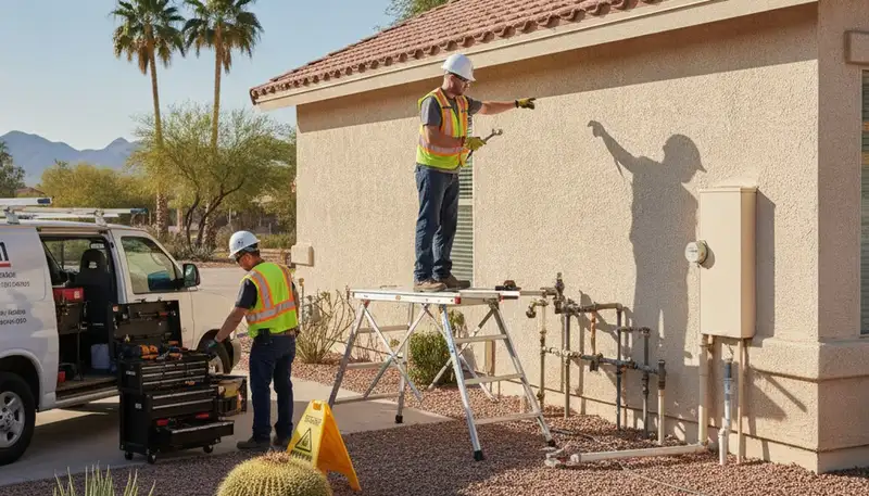 Phoenix, AZ plumber providing professional plumbing repair services for homes and businesses